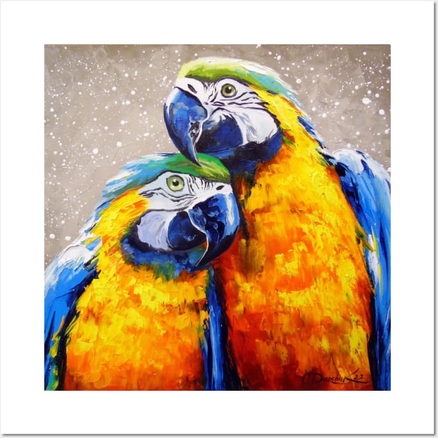 Parrot lovers Wall Art by OLHADARCHUKART